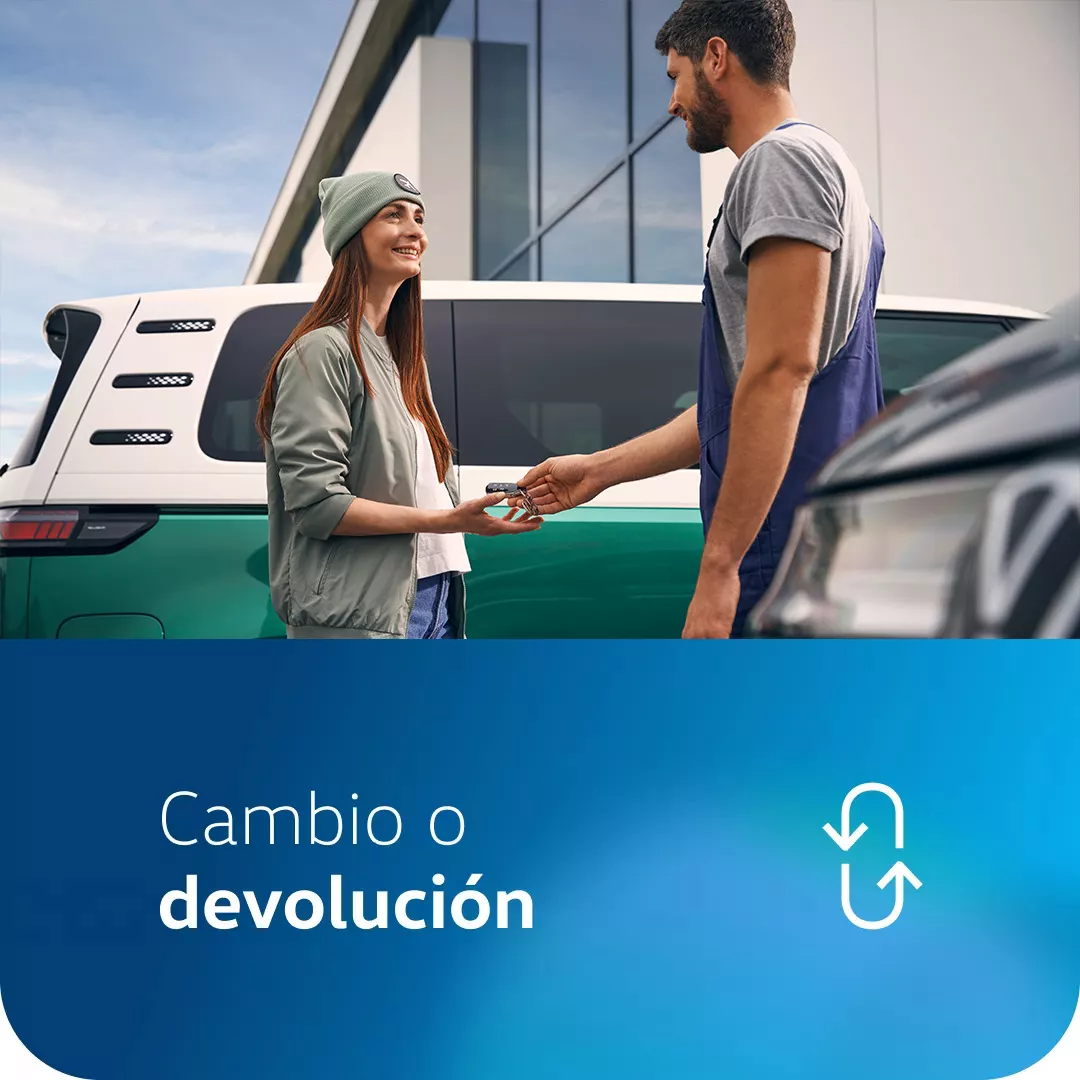 Opción de cambio o devolución a los